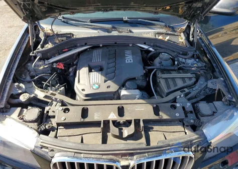 2012 BMW X3 xDrive28I z USA, uszkodzony, nr VIN 5UXWX5C56CL727199